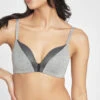 The All-Day Deep V No-Wire: Heather Gray 7 The All-Day Deep V No-Wire: Heather Gray -Wear Lively Shop 1 on model front all day deep v no wire heather gray