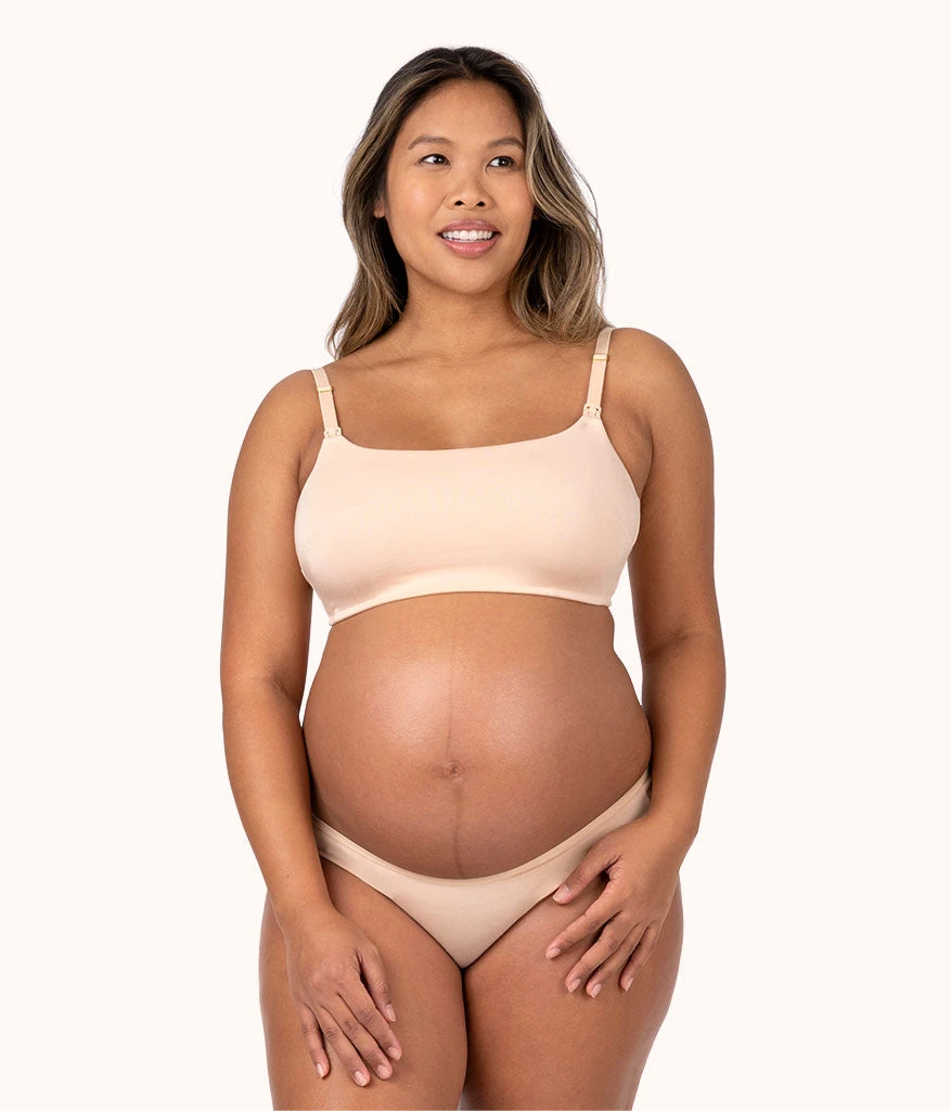 The All-Day Nursing Bralette: Toasted Almond 2 The All-Day Nursing Bralette: Toasted Almond - Image 2