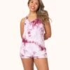 The All-Day Tie Dye Tank: Pink Tie Dye -Wear Lively Shop 1 on model front all day tie dye tank pink tie dye 78c3bc69 fb63 4077 893e 1a704e1b0e7a