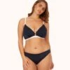 The Swim Busty Bralette: Navy/White -Wear Lively Shop 1 on model front busty bralette navy 3dd5c438 d428 49c8 ace9 df4adf696fde