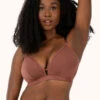 The Busty Bralette: Umber -Wear Lively Shop 1 on model front busty bralette umber 9e9417a7 45ae 4a9f a80c 191cb19d17d7