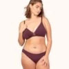 The Busty Nursing Bralette: Plum