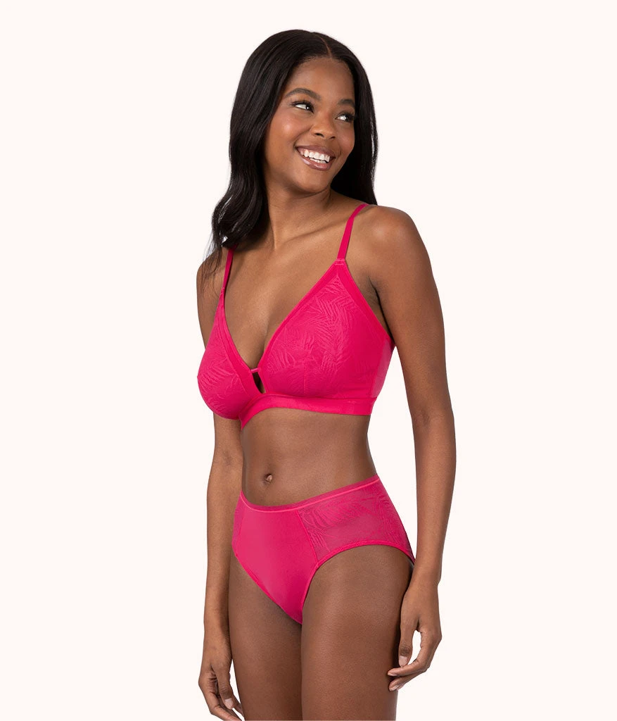 The Smooth Lace Busty Bralette: Magenta 1 The Smooth Lace Busty Bralette: Magenta