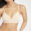 The Spacer Bra: Toasted Almond -Wear Lively Shop 1 on model front spacer bra toasted almond