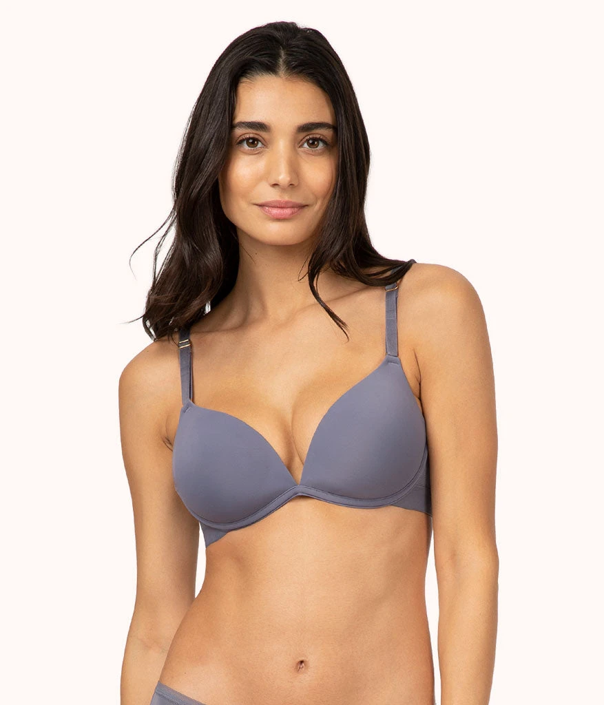 The Deep V No-Wire Push-Up Bundle: Toasted Almond/Smoke - Image 2