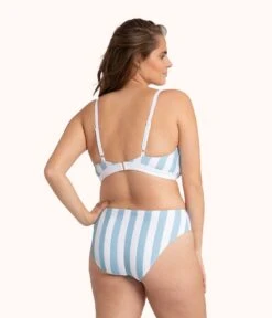 The Swim Busty Bralette: Cabana Stripe -Wear Lively Shop 3 on model back busty bralette cabana stripe 3ae256a4 c98e 4d3c 9e7f 521eb8be78dc