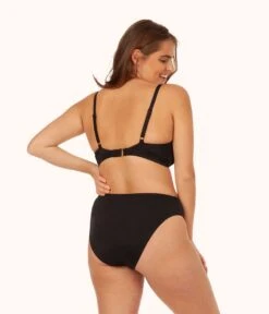The Swim Busty Bralette: Jet Black -Wear Lively Shop 3 on model back busty bralette jet black 6ad4304d 06bb 4e1b ad17 687f656ae1ed
