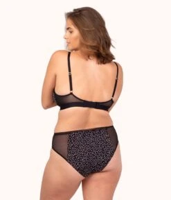 The Busty Bralette: Painted Polka -Wear Lively Shop 3 on model back busty bralette painted polka 47208f74 1c9e 44d6 b984 ef5bed643404