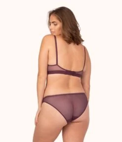 The Busty Nursing Bralette: Plum 8 The Busty Nursing Bralette: Plum -Wear Lively Shop 3 on model back busty maternity bralette plum 40633901 222c 42e0 bb07 d17e45087ca8