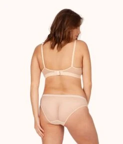 The Busty Nursing Bralette: Toasted Almond -Wear Lively Shop 3 on model back busty maternity bralette toasted almond 7927d04b 2ad4 422c 8664 1278af898683