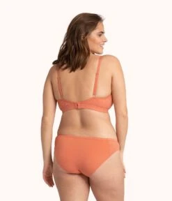 The Palm Lace Bikini: Terracotta -Wear Lively Shop 3 on model back palm lace bikini terracotta 1ab2de4b 6fed 415e bbd0 aa4aa334388b