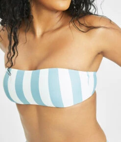The Bandeau & Bikini Swim Bundle: Cabana Stripe -Wear Lively Shop 3 on model front1 swim bandeau cabana stripe c47f9d7f 897f 42cc bc0c 0748846ed7aa