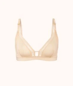 The Mesh Trim Nursing Bralette: Toasted Almond -Wear Lively Shop 3 product flat front maternity bralette toasted almond 6c56138f f012 4bd5 9780 06ec0a5bc01d