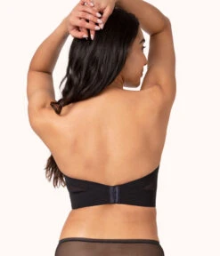 The Low Back Strapless: Jet Black -Wear Lively Shop 4 on model back low back strapless jet black 6e78139d 3c80 4995 bddd 1667b2030492