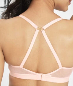 The No-Wire Push-Up: Retro Blooms -Wear Lively Shop 4 on model back1 no wire push up retro blooms