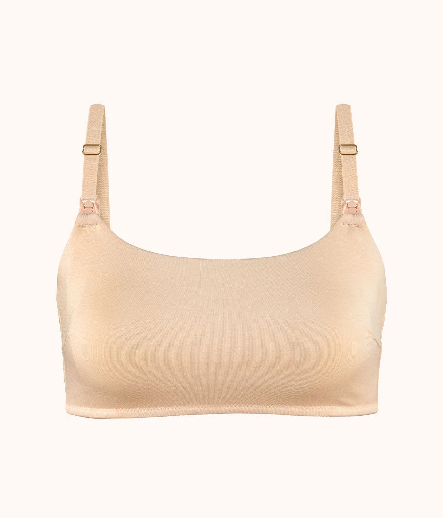 The All-Day Nursing Bralette: Toasted Almond 4 The All-Day Nursing Bralette: Toasted Almond - Image 4