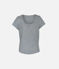 The All-Day Tee: Heather Gray -Wear Lively Shop 4 product flat front all day tee heather gray