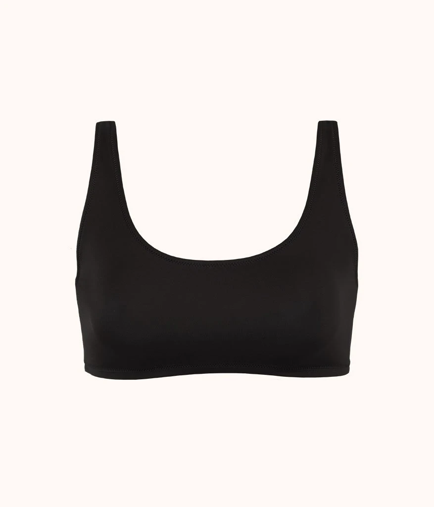 The All-You Swim Bralette: Black - Image 4
