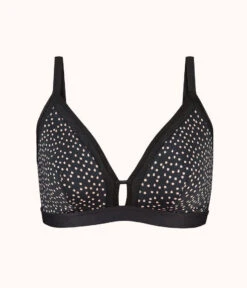 The Busty Bralette: Painted Polka -Wear Lively Shop 4 product flat front busty bralette painted polka 522898ca 40e3 47b9 b89d c38901c7e580