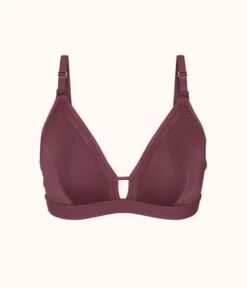 The Busty Nursing Bralette: Plum 9 The Busty Nursing Bralette: Plum -Wear Lively Shop 4 product flat front busty maternity bralette plum 77ee6104 7b2d 4a2b af95 3845147a3330