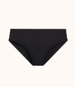 The Swim High Waist Bikini Bottom: Jet Black -Wear Lively Shop 4 product flat front high waist bikini jet black 6c207dbc 5564 4585 b23a de9866ec38af