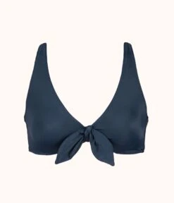 The Swim Plunge Bralette: Navy -Wear Lively Shop 4 product flat front plunge bralette navy bab235cd 1c18 4136 bd49 01482658bfa9