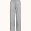 The Ribbed Lounge Pant: Heather Gray