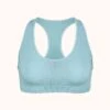 The Seamless Racerback Bralette: Sky Blue
