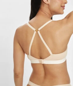The All-Day No-Wire Push-Up: Toasted Almond -Wear Lively Shop 5 on model back all day no wire push up toasted almond