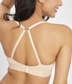 The Spacer Bra: Toasted Almond 16 The Spacer Bra: Toasted Almond -Wear Lively Shop 5 on model back1 spacer bra toasted almond