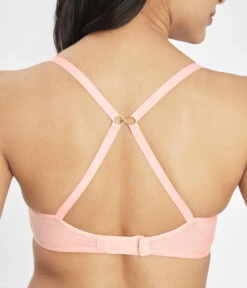 The Unlined Balconette Bra: Retro Blooms -Wear Lively Shop 5 on model back1 unlined balconette bra retro blooms