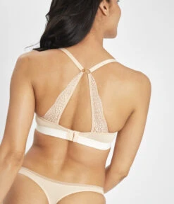 The T-Shirt Bra: Toasted Almond -Wear Lively Shop 5 on model back2 tshirt bra toasted almond
