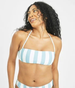 The Bandeau & Bikini Swim Bundle: Cabana Stripe -Wear Lively Shop 5 on model front2 swim bandeau cabana stripe f8aa5a4d 9d2b 41cd 98c6 25e8fea532c8