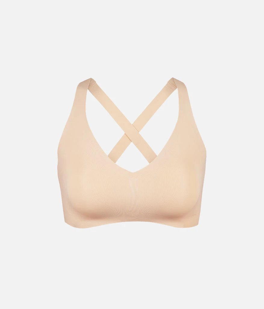 The Sleek Crossback Bralette: Toasted Almond 5 The Sleek Crossback Bralette: Toasted Almond - Image 5