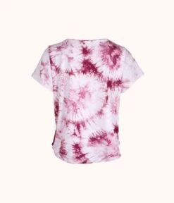 The All-Day Tie Dye Tee: Pink Tie Dye -Wear Lively Shop 5 product flat back all day tie dye tee pink tie dye 29ecd1f2 11ed 4e54 aab9 9112b0152863