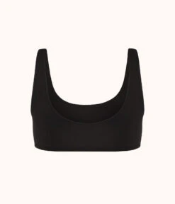 The All-You Swim Bralette: Black -Wear Lively Shop 5 product flat back all you swim bralette jet black 4fb10d7f c901 4c8d b141 00050bab13f4