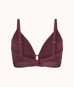The Luxe Trim Busty Bralette: Plum -Wear Lively Shop 5 product flat back luxe trim busty bralette plum b5eda433 46ff 4780 81bb 807ed22efa5e