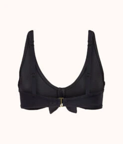 The Swim Plunge Bralette: Jet Black -Wear Lively Shop 5 product flat back plunge bralette jet black 15ff8027 d129 4f93 863c c8d86d8248f9