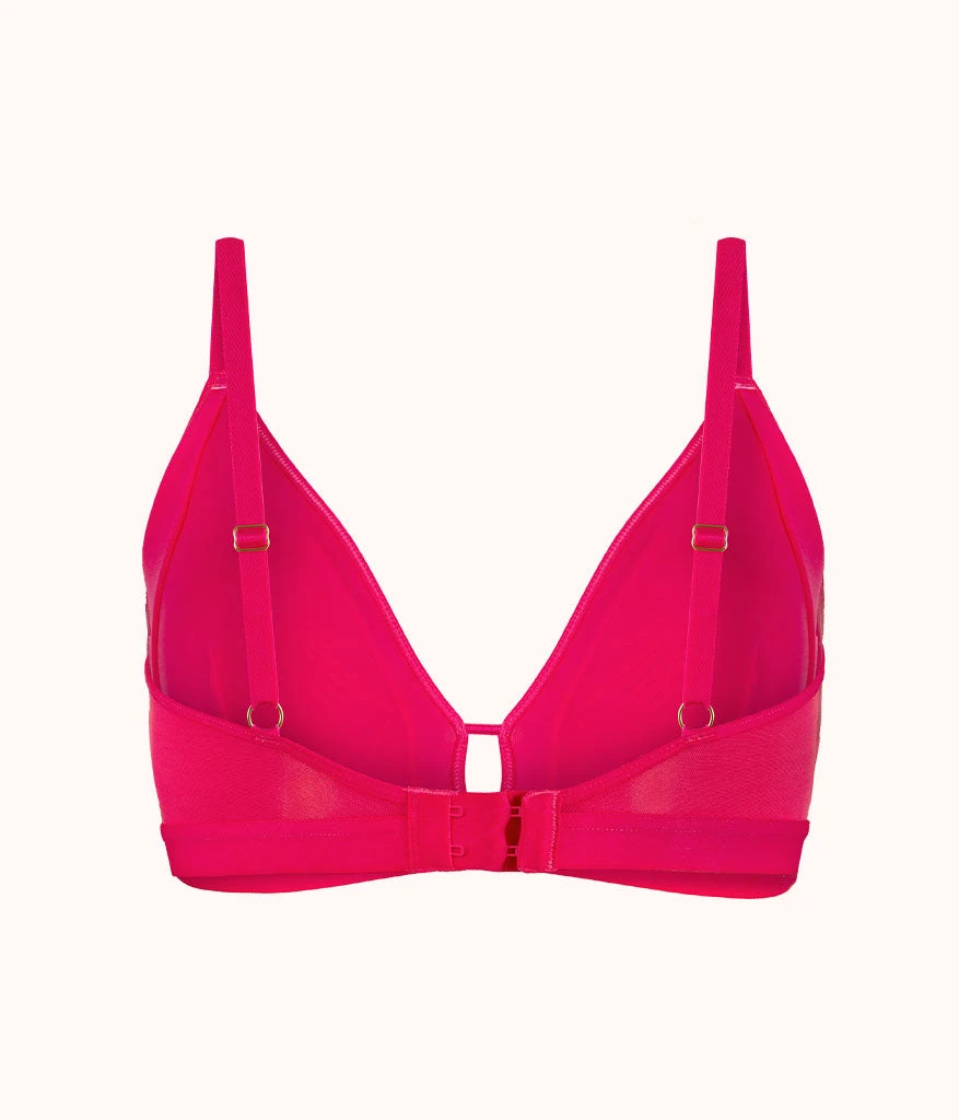 The Smooth Lace Busty Bralette: Magenta 5 The Smooth Lace Busty Bralette: Magenta - Image 5