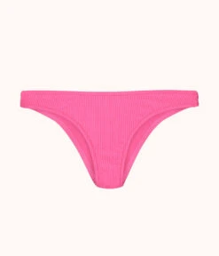 The Swim Ribbed Cheeky Bottom: Magenta -Wear Lively Shop 5 product flat front ribbed cheeky swim bottom magenta 2c7bd30e 663e 4724 bf0a 62f8f3c8df71