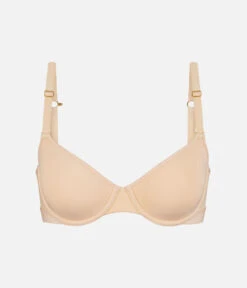 The Spacer Balconette Bra: Toasted Almond -Wear Lively Shop 5 product flat front spacer balconette toasted almond