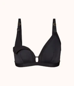The Busty Nursing Bralette: Jet Black -Wear Lively Shop 5 product flat front1 busty maternity bralette jet black 4fe42d9b 7fc0 4ae7 bef1 a1c2043f34ae