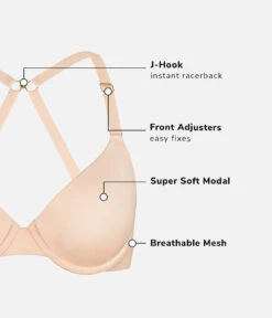 The All-Day T-Shirt Bra: Toasted Almond 20 The All-Day T-Shirt Bra: Toasted Almond -Wear Lively Shop 6 product flat all day t shirt bra toasted almond