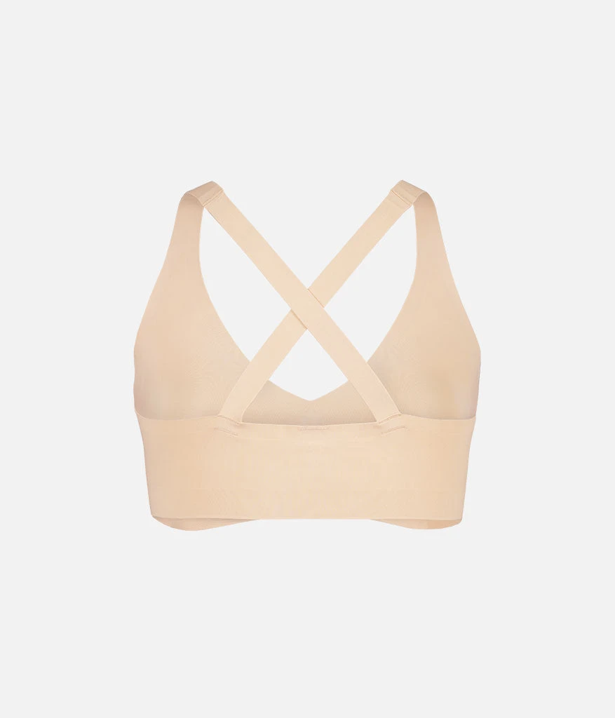 The Sleek Crossback Bralette: Toasted Almond 6 The Sleek Crossback Bralette: Toasted Almond - Image 6