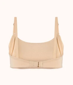 The All-Day Nursing Bralette: Toasted Almond 11 The All-Day Nursing Bralette: Toasted Almond -Wear Lively Shop 6 product flat back all day maternity bralette toasted almond