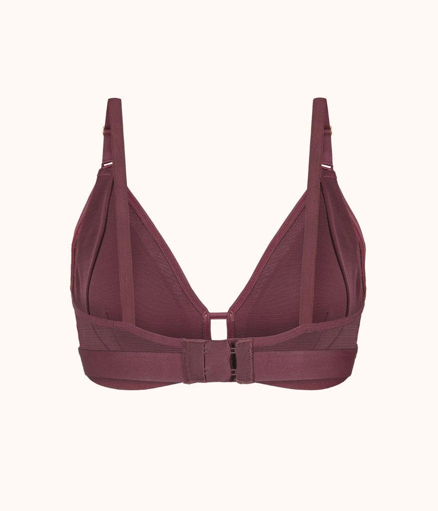 The Busty Nursing Bralette: Plum 6 The Busty Nursing Bralette: Plum - Image 6
