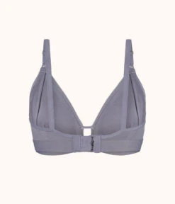 The Busty Nursing Bralette: Smoke -Wear Lively Shop 6 product flat back busty maternity bralette smoke 31d76e11 58b7 41fc b94a 0db3a00b3fab