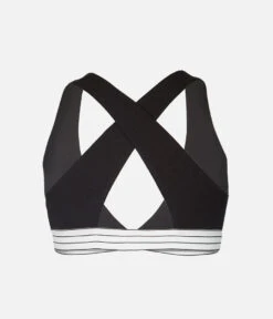 The Cross Back Bralette: Jet Black -Wear Lively Shop 6 product flat back cross back bralette jet black