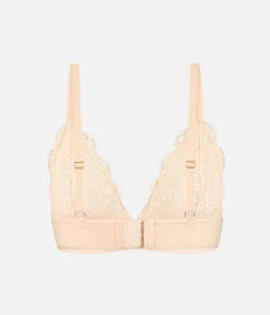 The Long-Lined Lace Bralette: Toasted Almond -Wear Lively Shop 6 product flat back long lined lace bralette toasted almond