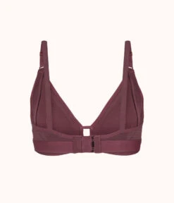 The Mesh Trim Nursing Bralette: Plum 13 The Mesh Trim Nursing Bralette: Plum -Wear Lively Shop 6 product flat back mesh trim maternity bralette plum 5f1aff73 15e0 4b58 81ec 52dfac3496b0